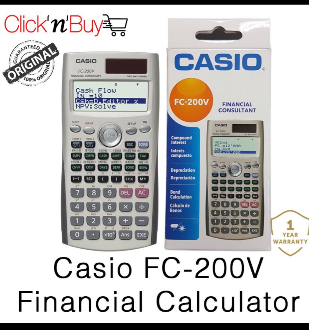 Casio FC 200V Hobbies Toys Stationery Craft Stationery