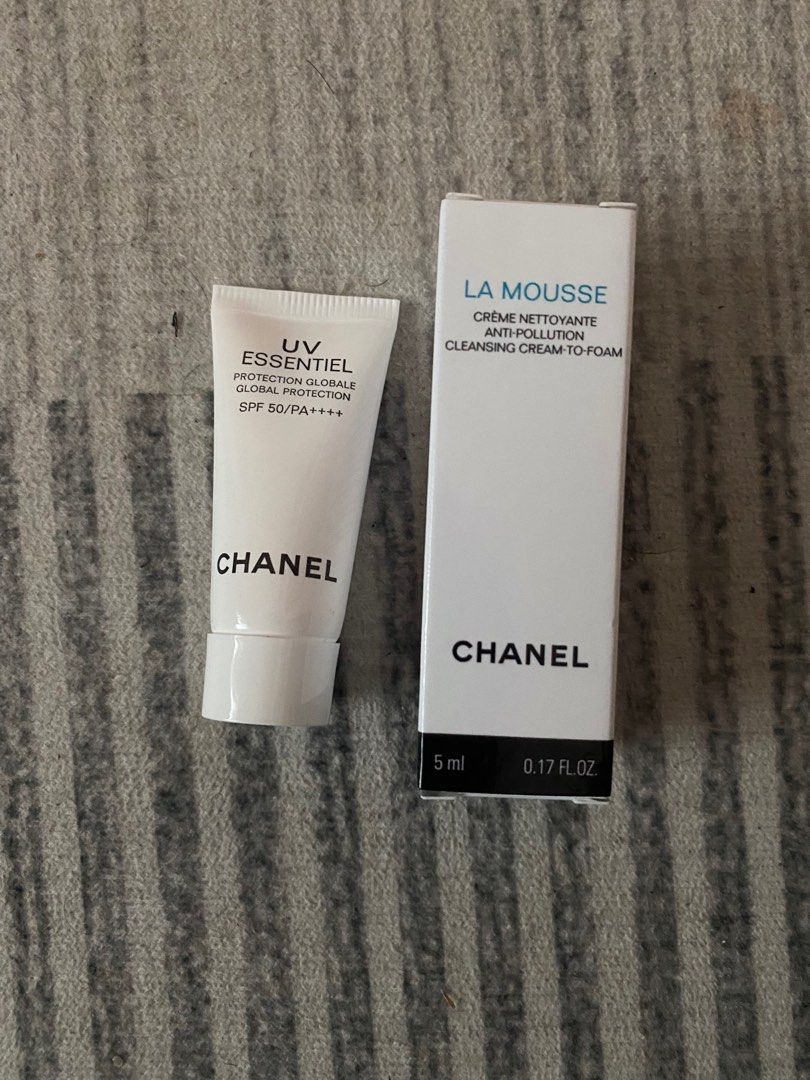 Chanel cleanser and sun cream, Beauty & Personal Care, Face, Face