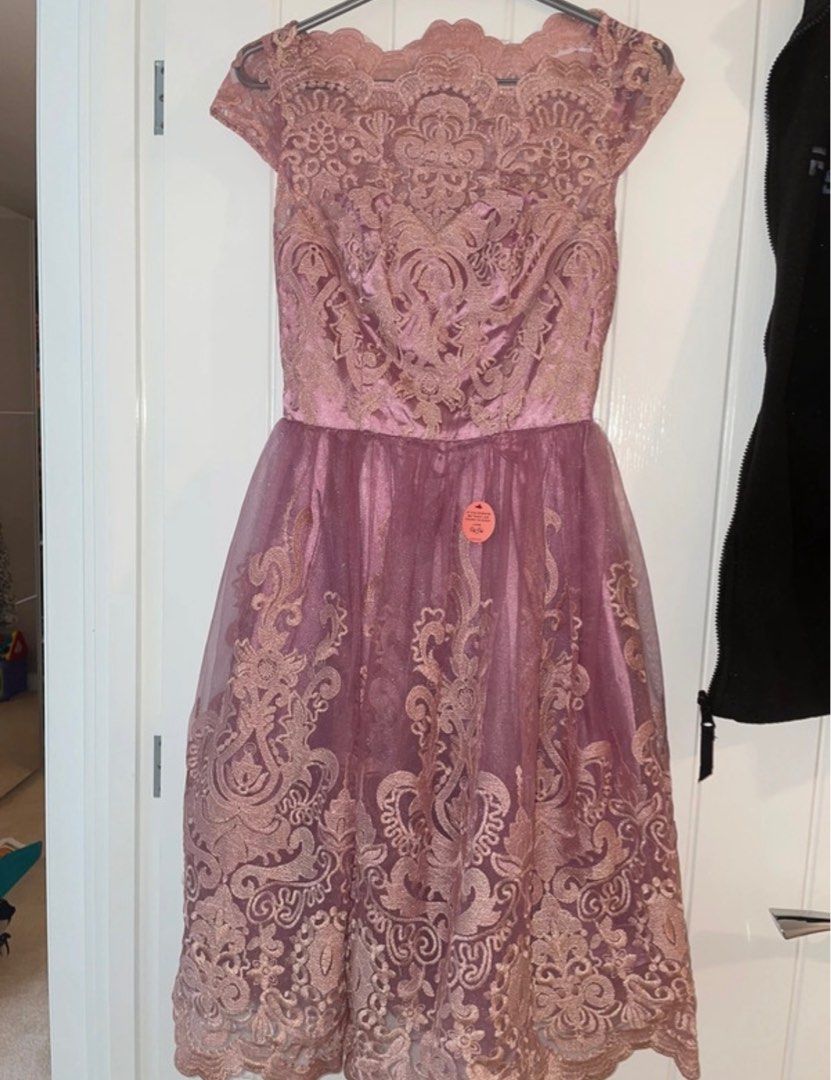 Chi Chi Rose Dress Prom Party Dress UK6