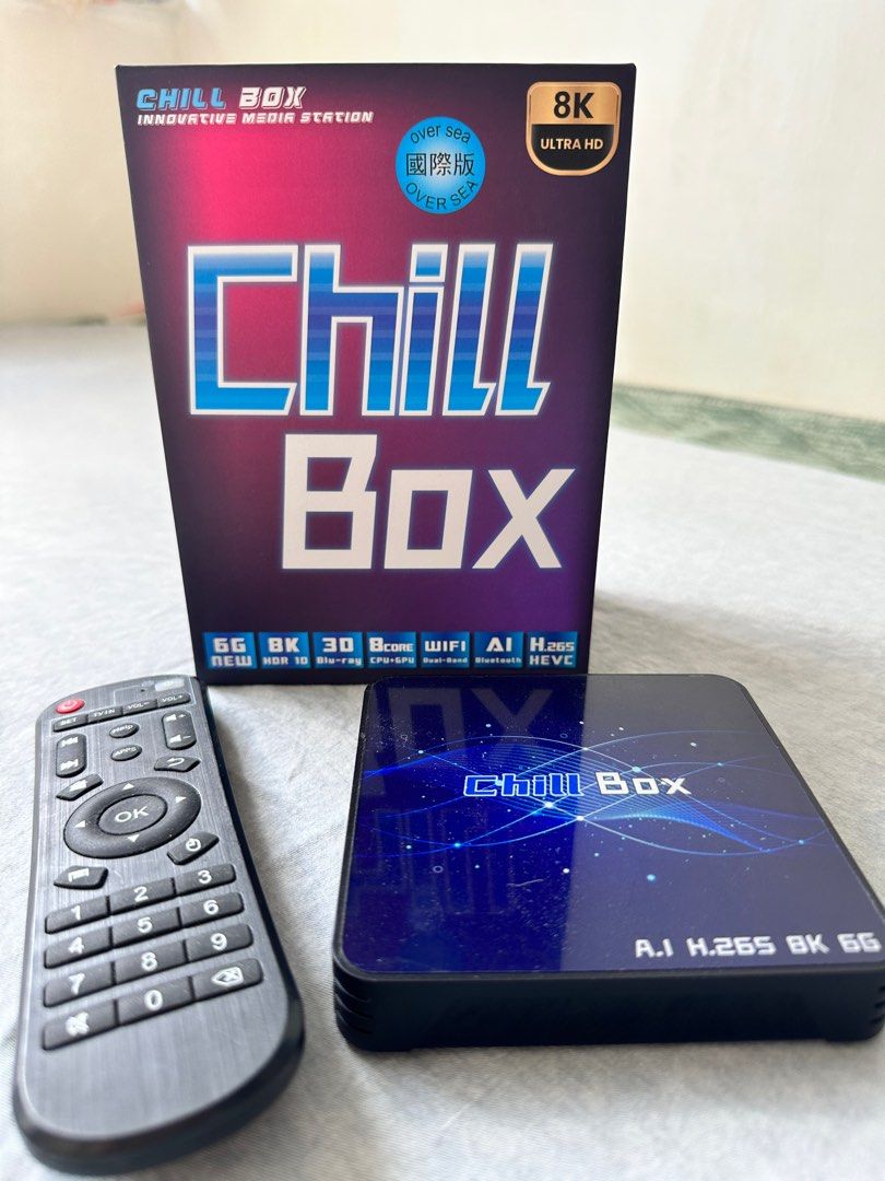 Chill Box 8K 電視盒 TV Box, 家庭電器, 電視 & 其他娛樂, 串流媒體及集線器 Carousell