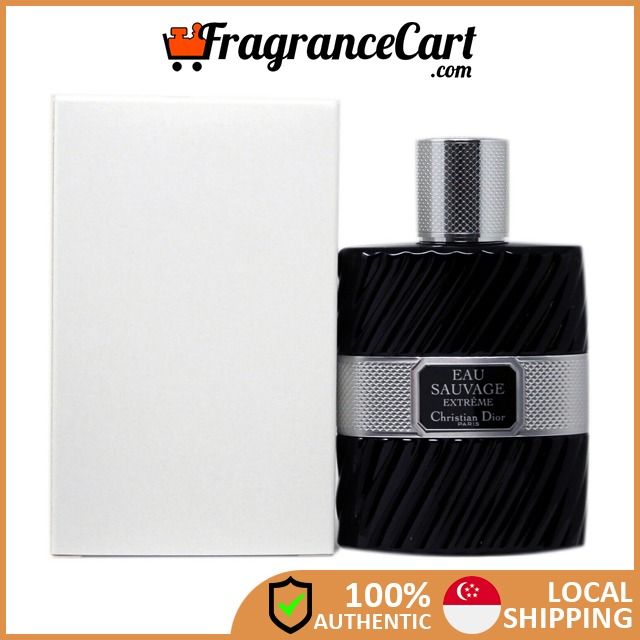 Christian Dior Eau Sauvage Extreme EDT Intense for Men 100ml Tester Brand New 100 Authentic Perfume FragranceCart Eau de Toilette Black Silver