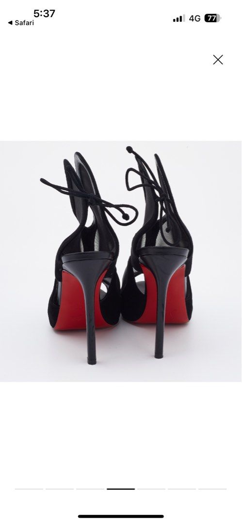 Christian louboutin clearance mesh heels