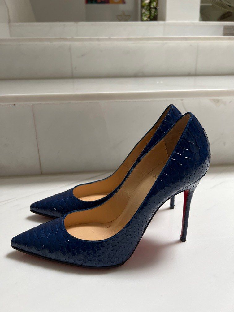 Christian louboutin clearance python heels