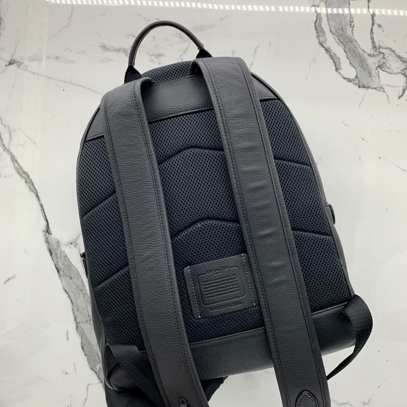 COACH C2286 BLACK LEATHER CHARTER BACKPACK 237036305 EK, Luxury 