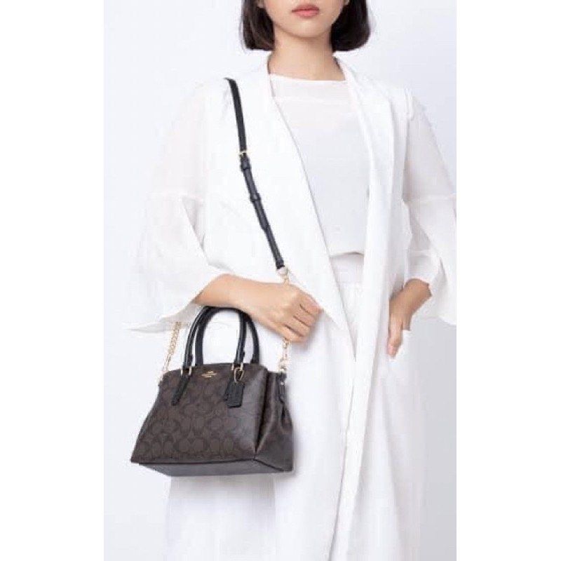 Coach mini sage carryall store