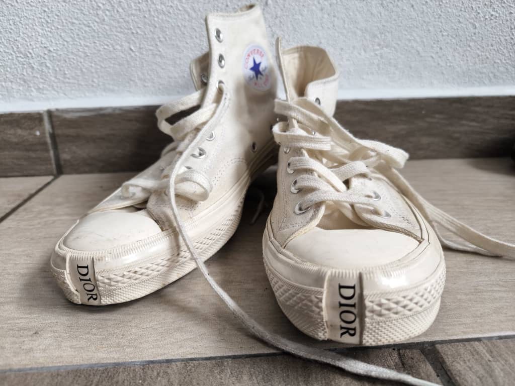 Converse dior rare gile Men s Fashion Footwear Sneakers on Carousell