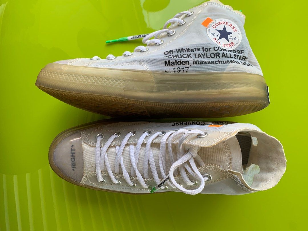 Converse x deals off white sample