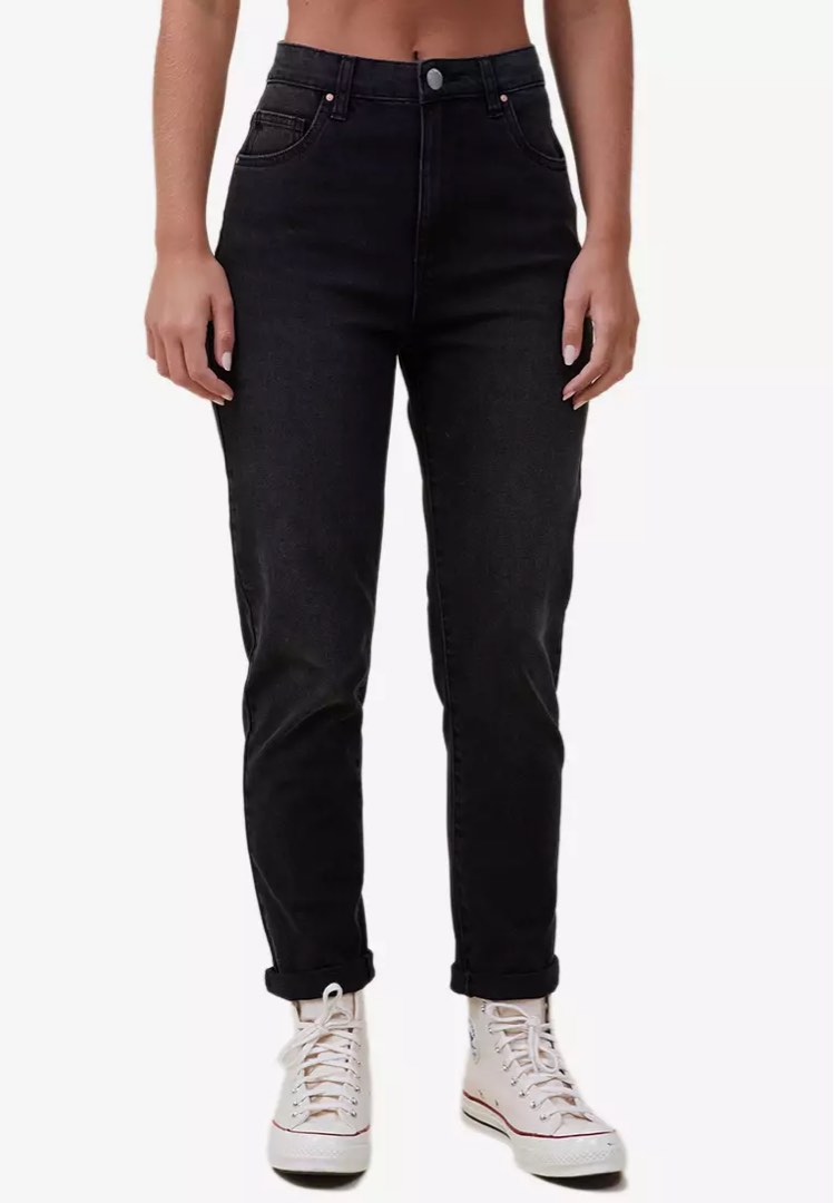Cotton on stretch mom jeans hotsell