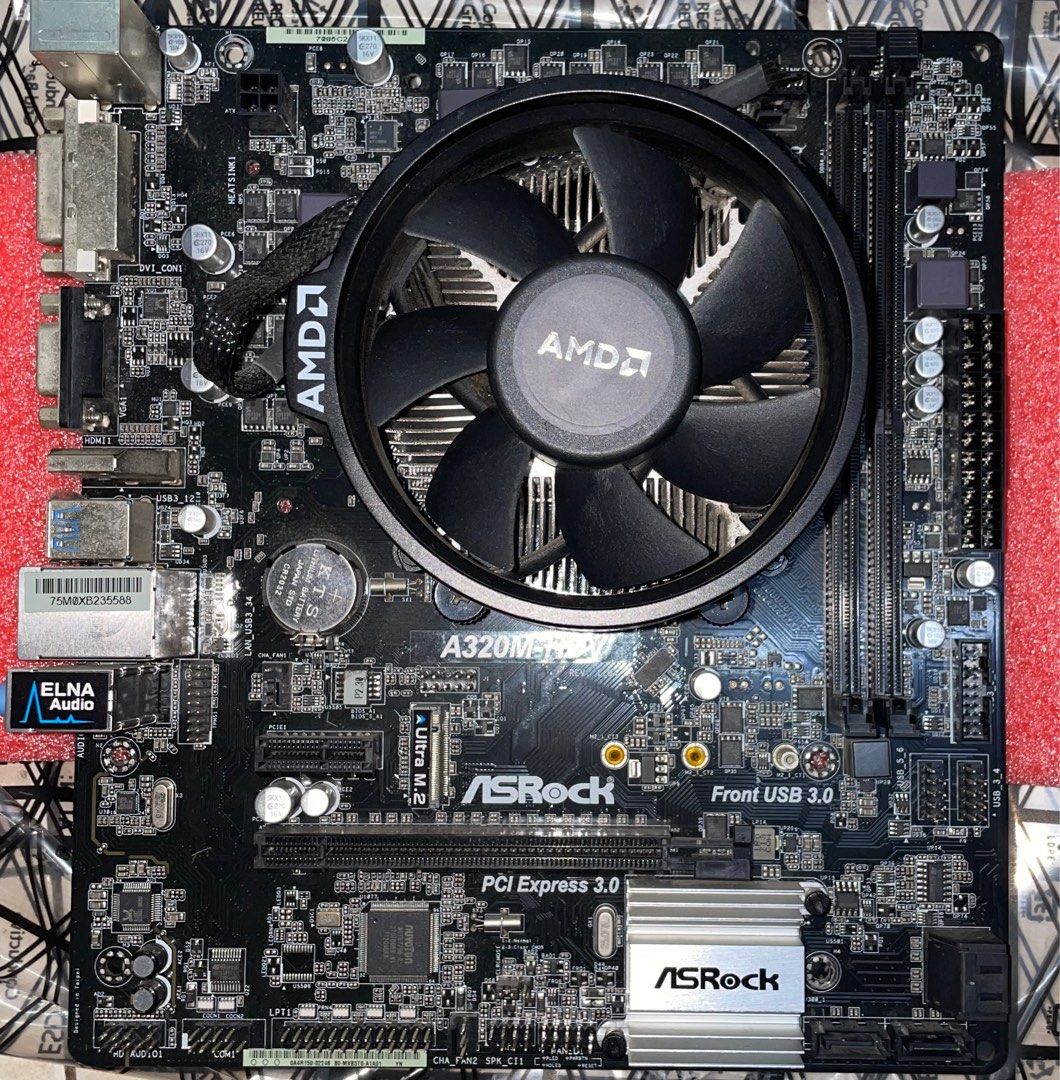 CPU Ryzen 3 1300x with Motherboard A320M HDV