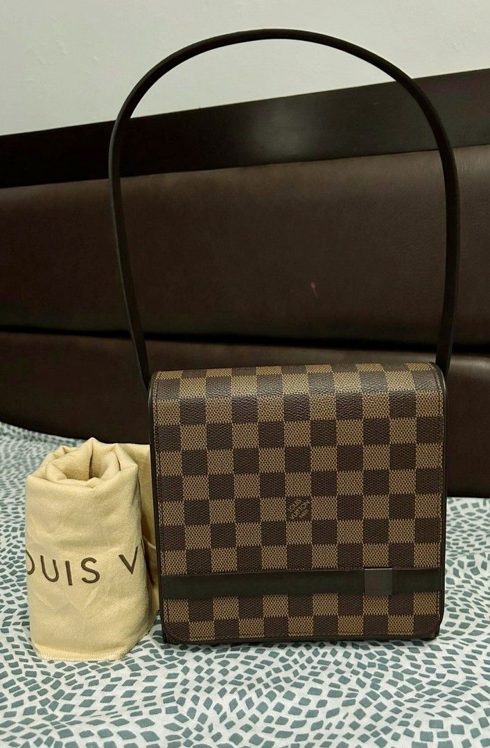 Preloved authentic Louis vuitton Lv tribeca mini damier ebene vintage  shoulder bag, Luxury, Bags & Wallets on Carousell