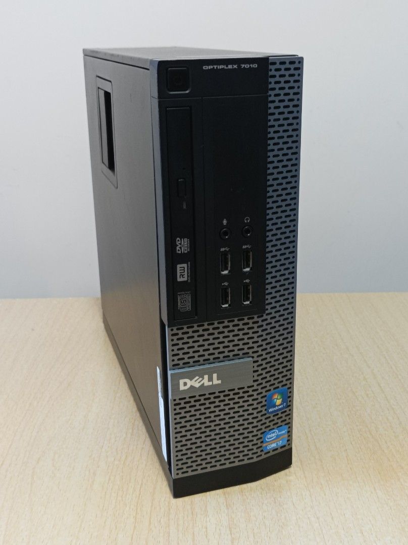 Dell Optiplex 7010 SFF,i7 3770,16G ram,250G SSD,500G HD,DVDRW