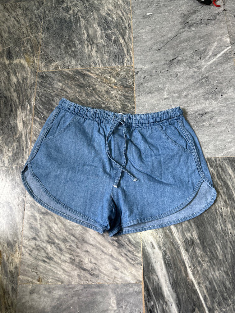 Dolphin Denim Shorts, Women's Fashion, Bottoms, Shorts on Carousell