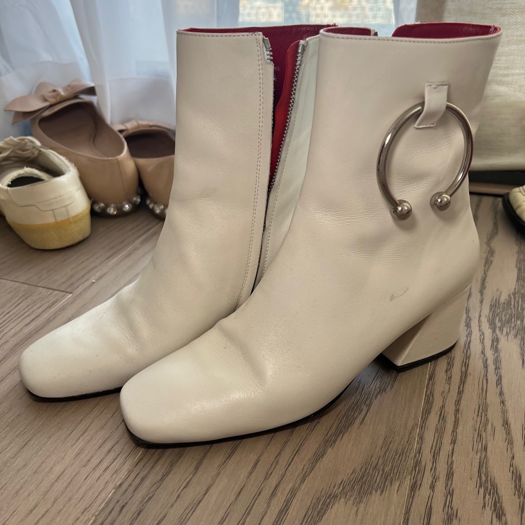 Dorateymur white clearance boots