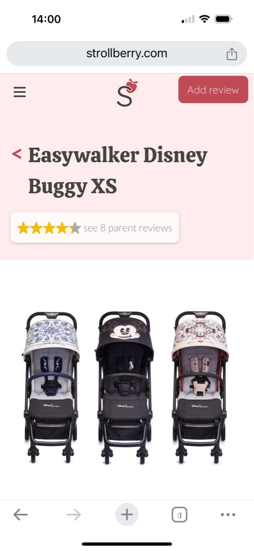 Easywalker mini deals xs review