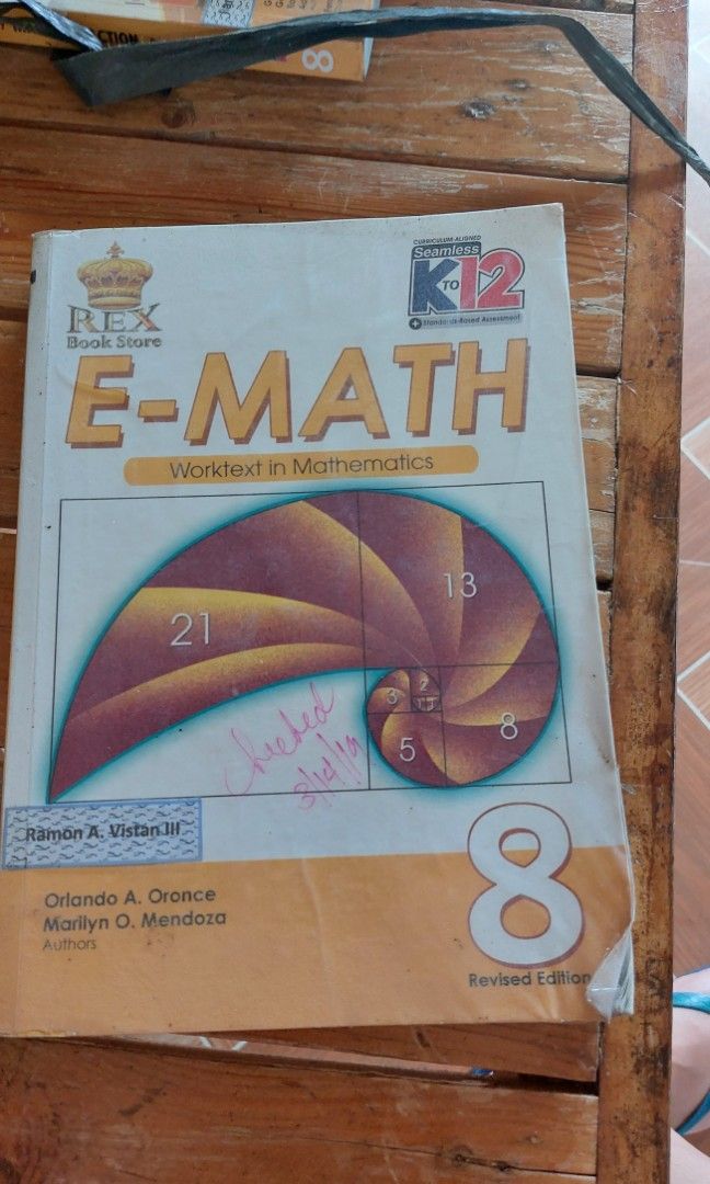 E-MATH 8, Hobbies & Toys, Books & Magazines, Textbooks on Carousell
