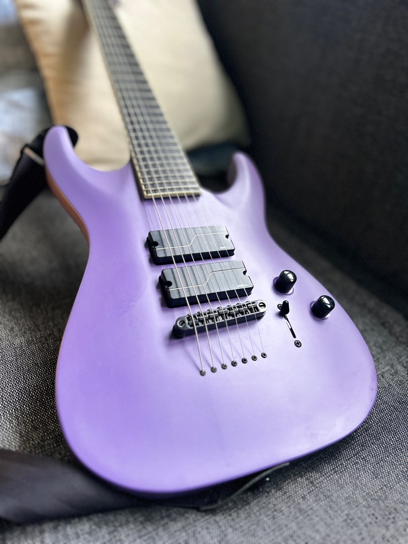 ESP LTD Stephen Carpenter SC-607B Purple Stain 7 String, Hobbies & Toys ...