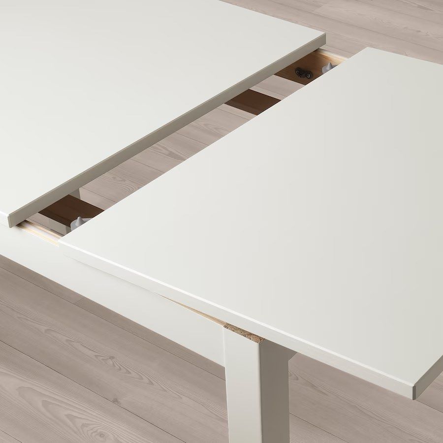 Extendable Dining Table (Category: Tables & Sets) located in Singapore. Submitted by estee0210 (Listing ID 1263909339, Image 2). Description: Lightly used extendable Laneberg dining table from ikea. Used about a year, relatively good condition with no major scratches or stains. Also available as a matching bundle with the Ekedalen bench and fröski folding chairs (10pcs). Welcome negotiations. Chat me up for bundle offer! .