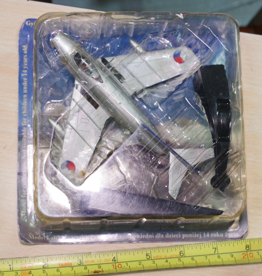thumbnail image 2 of Amer.com 1/72 Soviet Air Force MiG-15 Fagot Fighter – Diecast Aircraft Model, Silver, With Display Stand 2 of 5