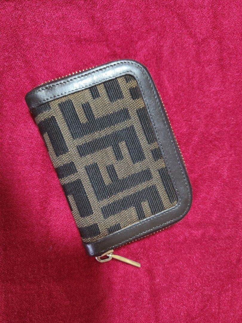 Fendi card case (Category: Luxury Bags & Wallets) located in Quezon City. Submitted by myprelovedfindsph (Listing ID 1263909190, Image 1). Description: Fendi zucca card case, still in excellent condition.