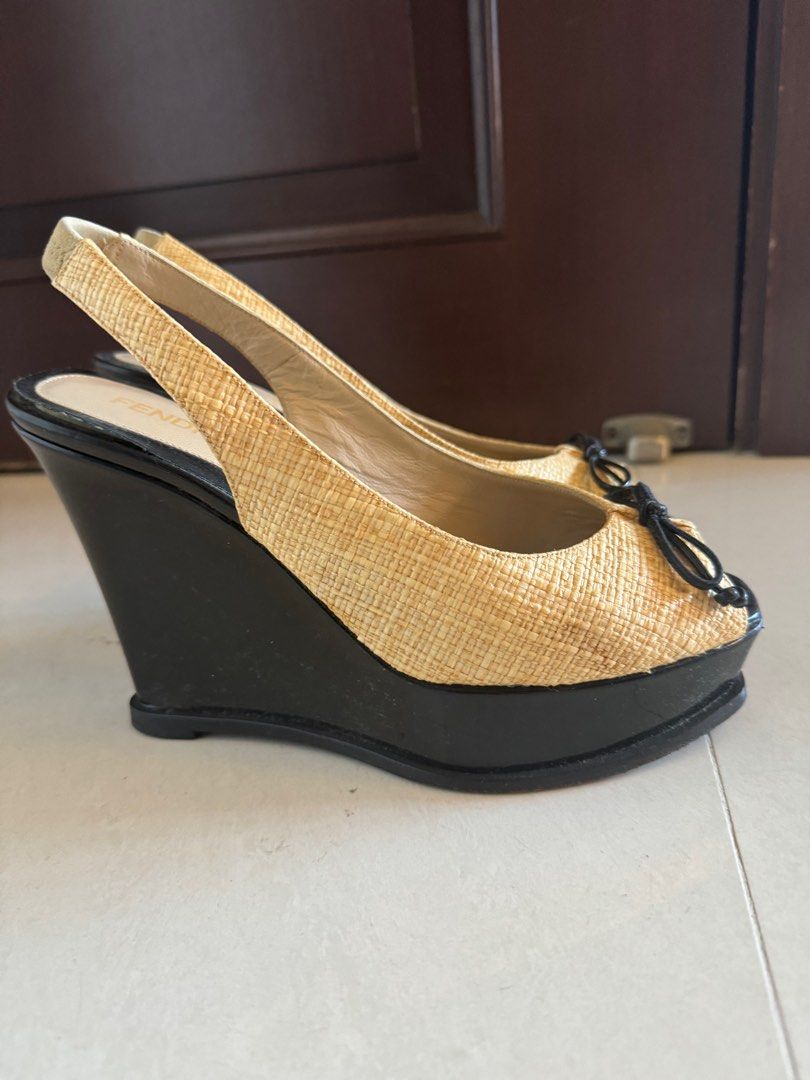 Fendi clearance wedge heels
