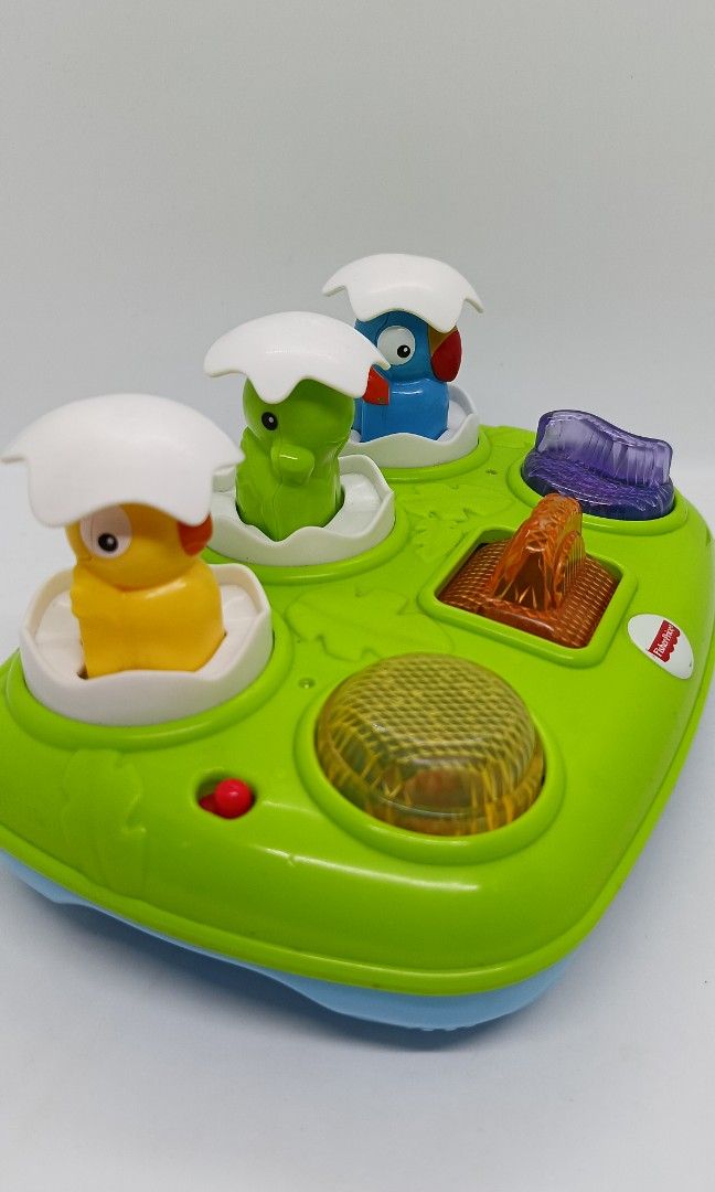 Fisher price musical pop up eggs hot sale