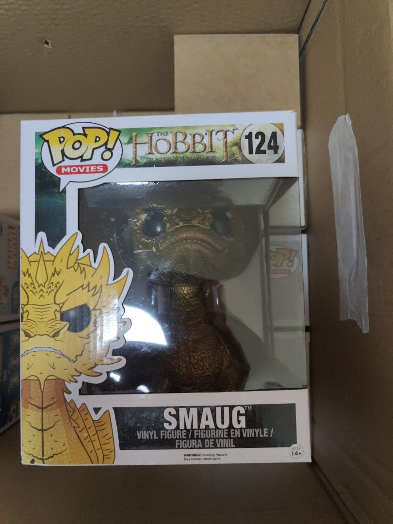 Funko Pop BNIB Hobbit Smaug Gold Metallic ED Hobbies Toys
