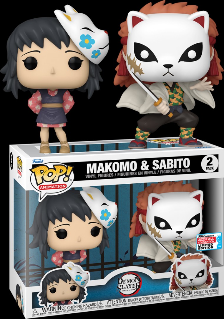 Funko Pop! Demon Slayer - Makomo & Sabito - 2-Pack (2023 Fall Conventi