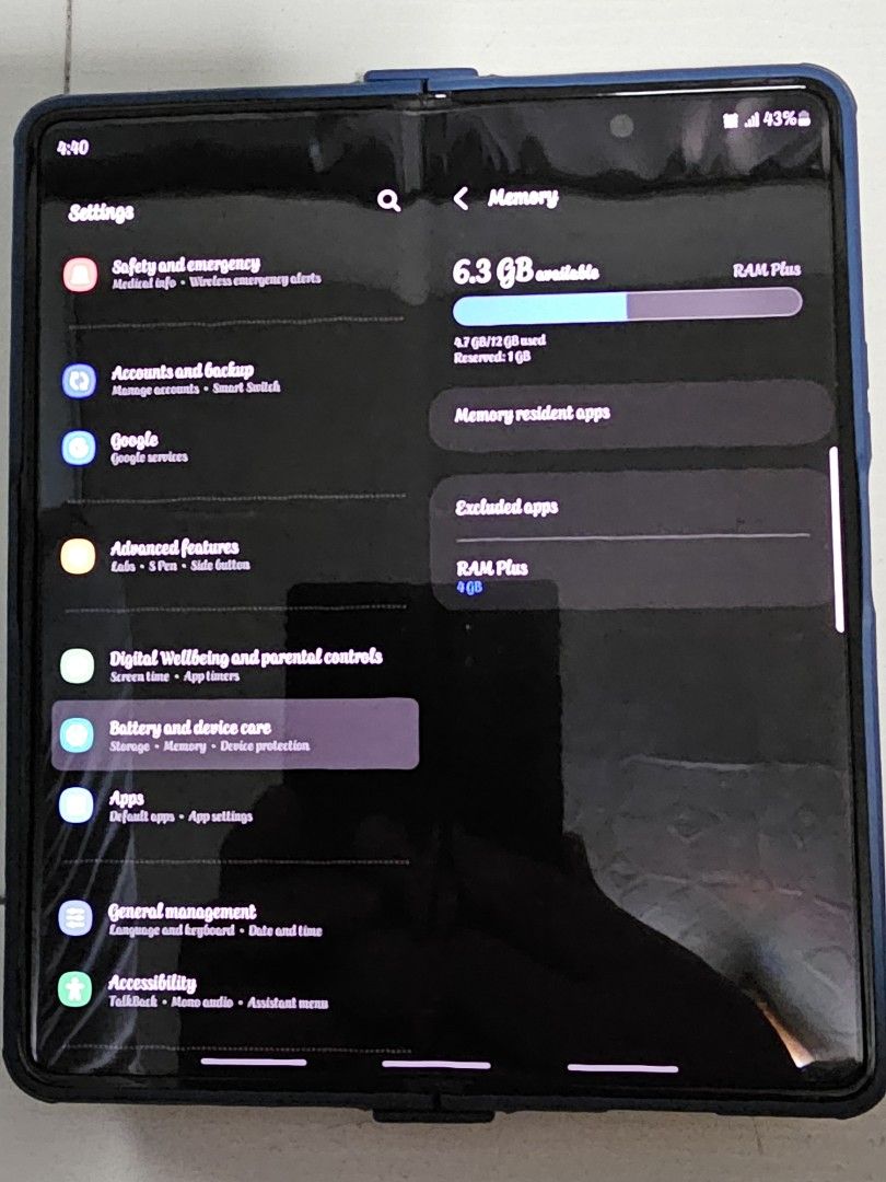 Galaxy Z Fold 4 Phantom Black 1 TB, Mobile Phones & Gadgets, Mobile ...