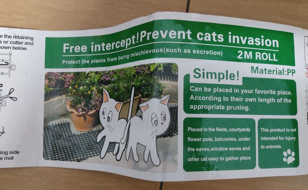 Garden cat scat mat, Pet Supplies, Homes & Other Pet Accessories on