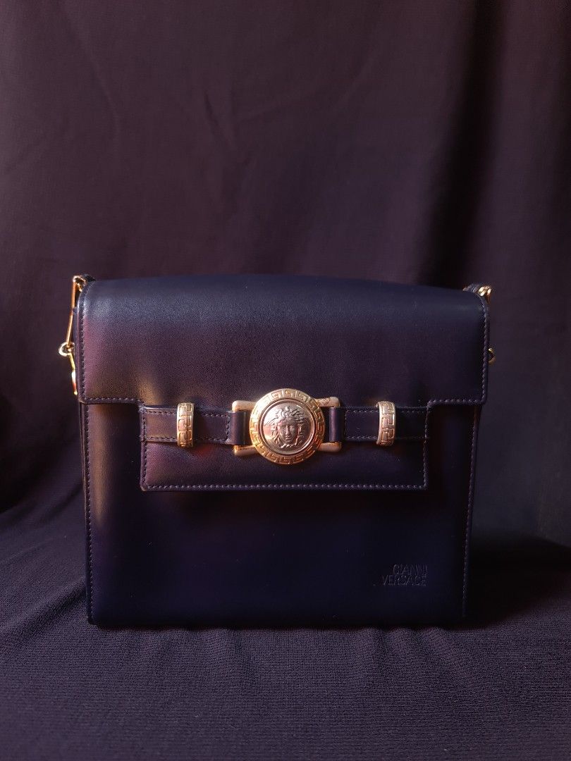 Vintage Gianni Versace-Woman's shoulder bag-Blue /Versace