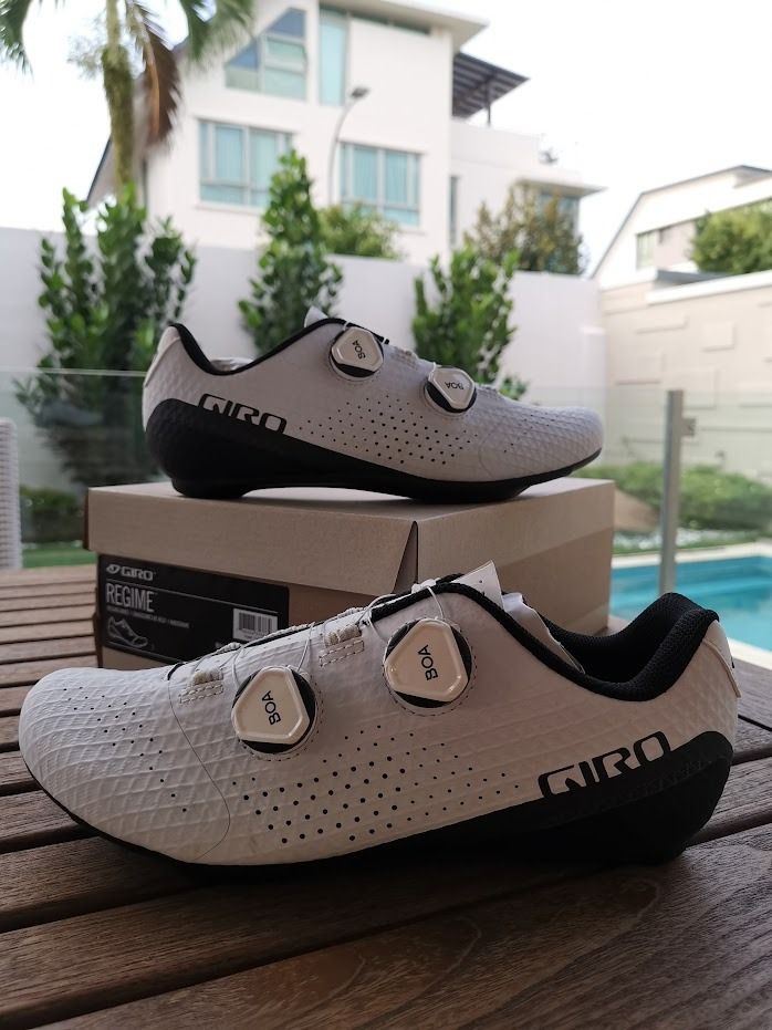 Giro Regime White Bike Shoe Size 42
