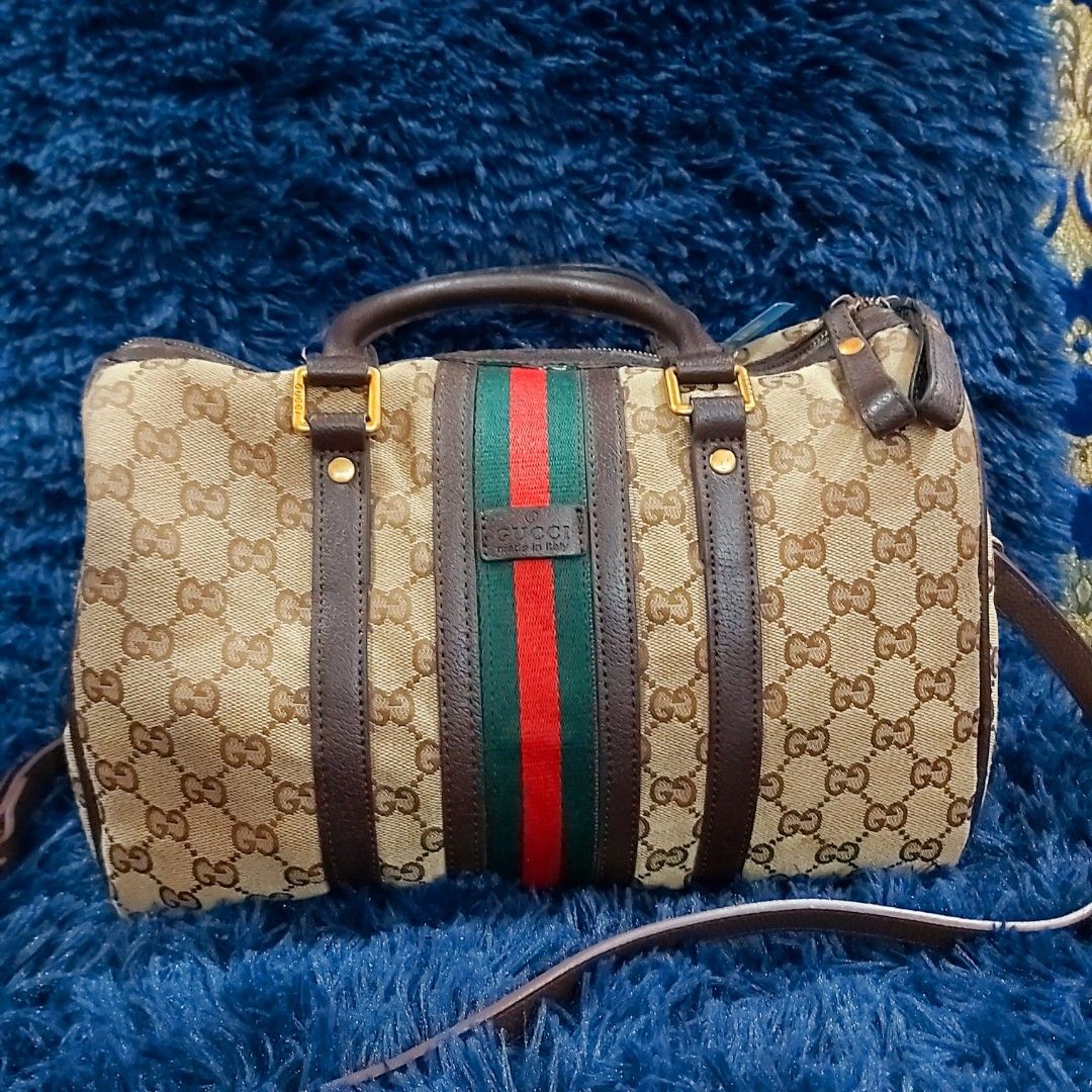 Gucci Boston Speedy Mini, Luxury, Bags & Wallets on Carousell