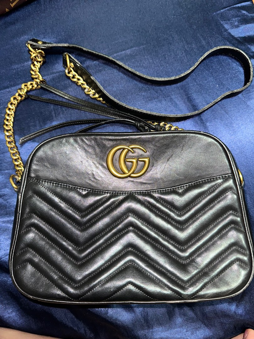 Gg marmont matelassé deals medium shoulder bag