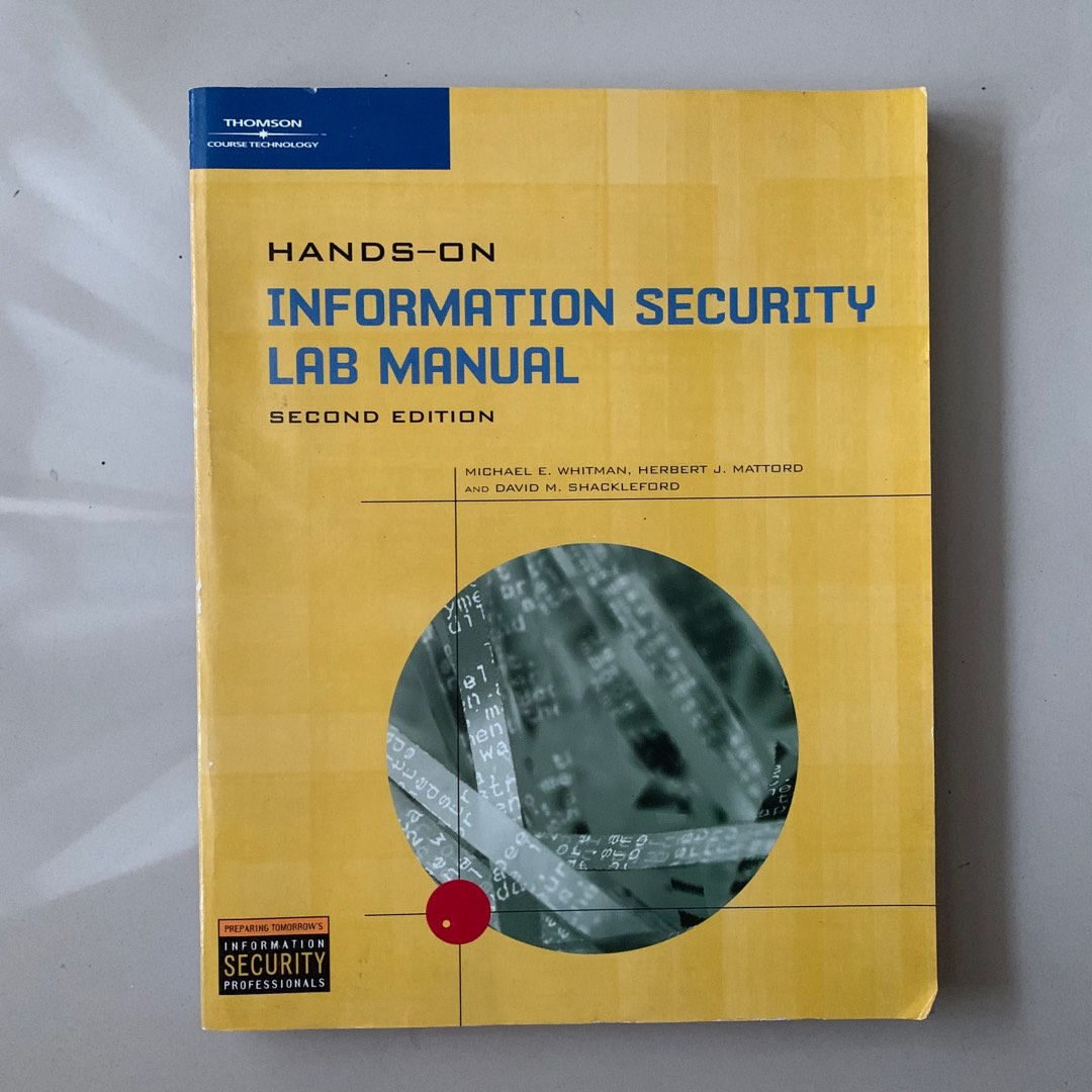 Hands On Information Security Lab Manual, Hobbies & Toys, Books