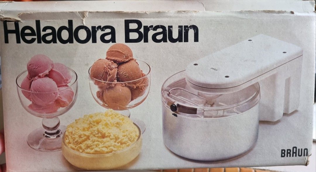 Braun ice online cream maker