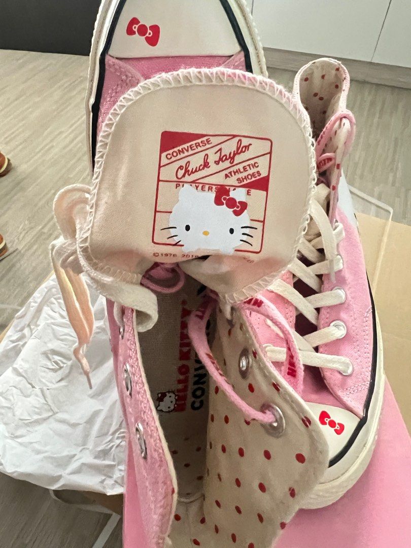 Hello Kitty Pink x Converse Chuck 70 HI Women s Fashion