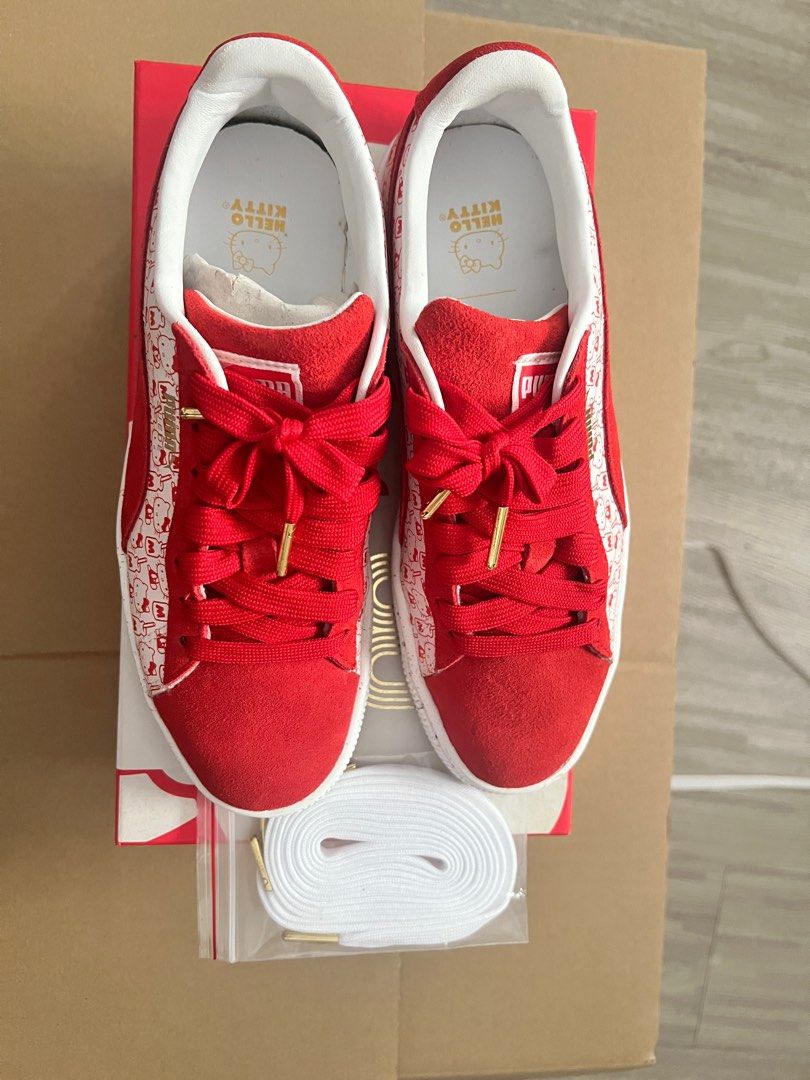 Hello kitty x top puma suede classic