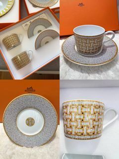 Soleil d'Hermès tea cup and saucer