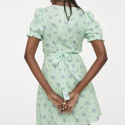 h&m mint green dress Lille Women's Dress in Mint Green & Petal Pink Stripe XL