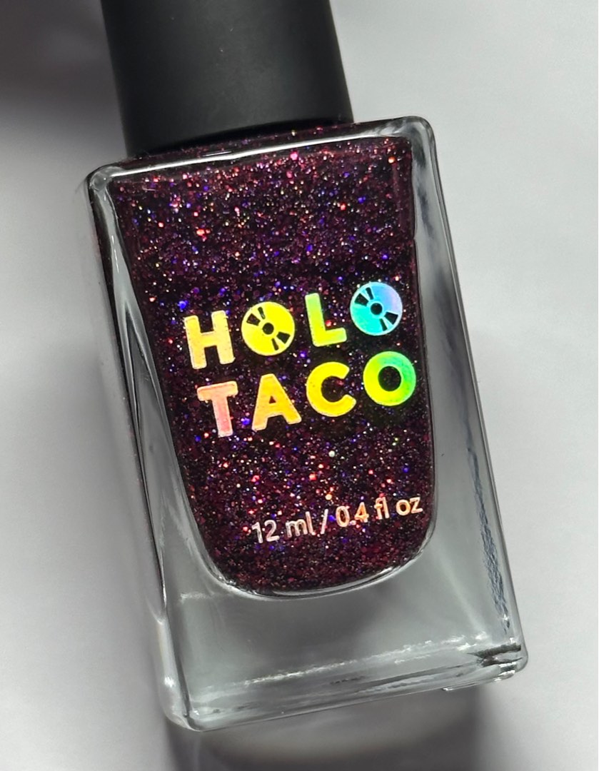 Holo Taco Plumb Luck (Seasonal Limited Edition Nail Polish), Beauty
