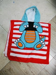 Hooded kids  bath towel Microfiber