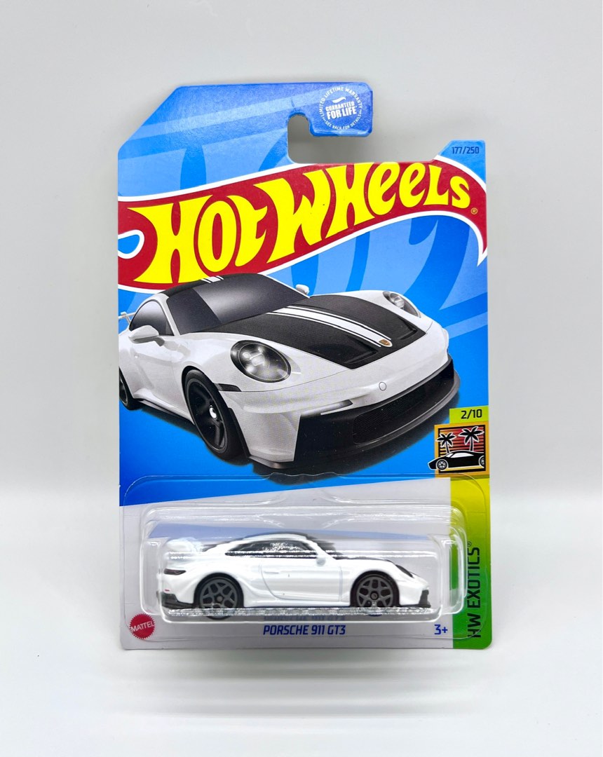 Hot Wheels 2023 HW Exotics 2 of 10 Porsche 911 GT3 white kroger exclusive  HKL49