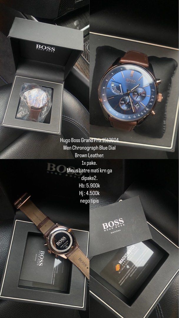 Hugo boss 1513604 grand sales prix mens chronograph watch