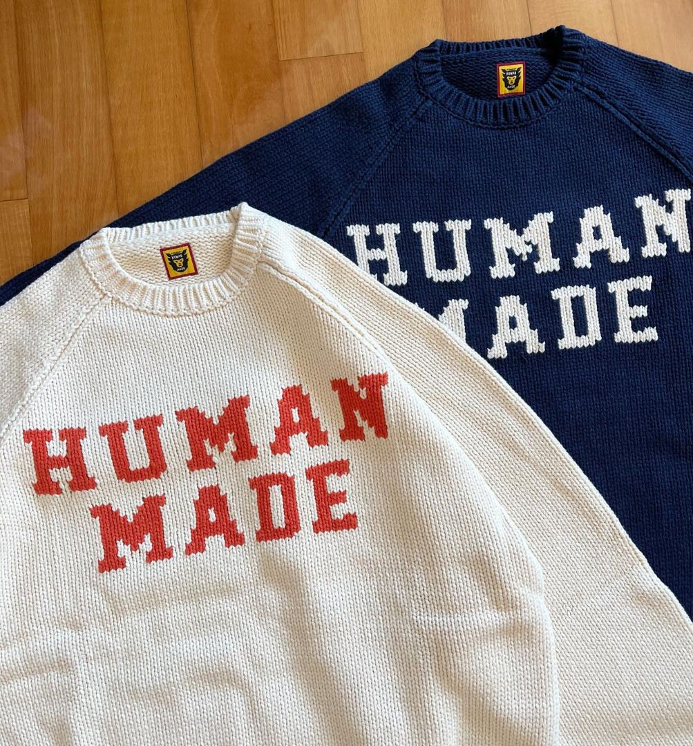 Human Made Bear Raglan Knit Sweater 針織毛衣冷衫棕熊仔, 女裝, 外套