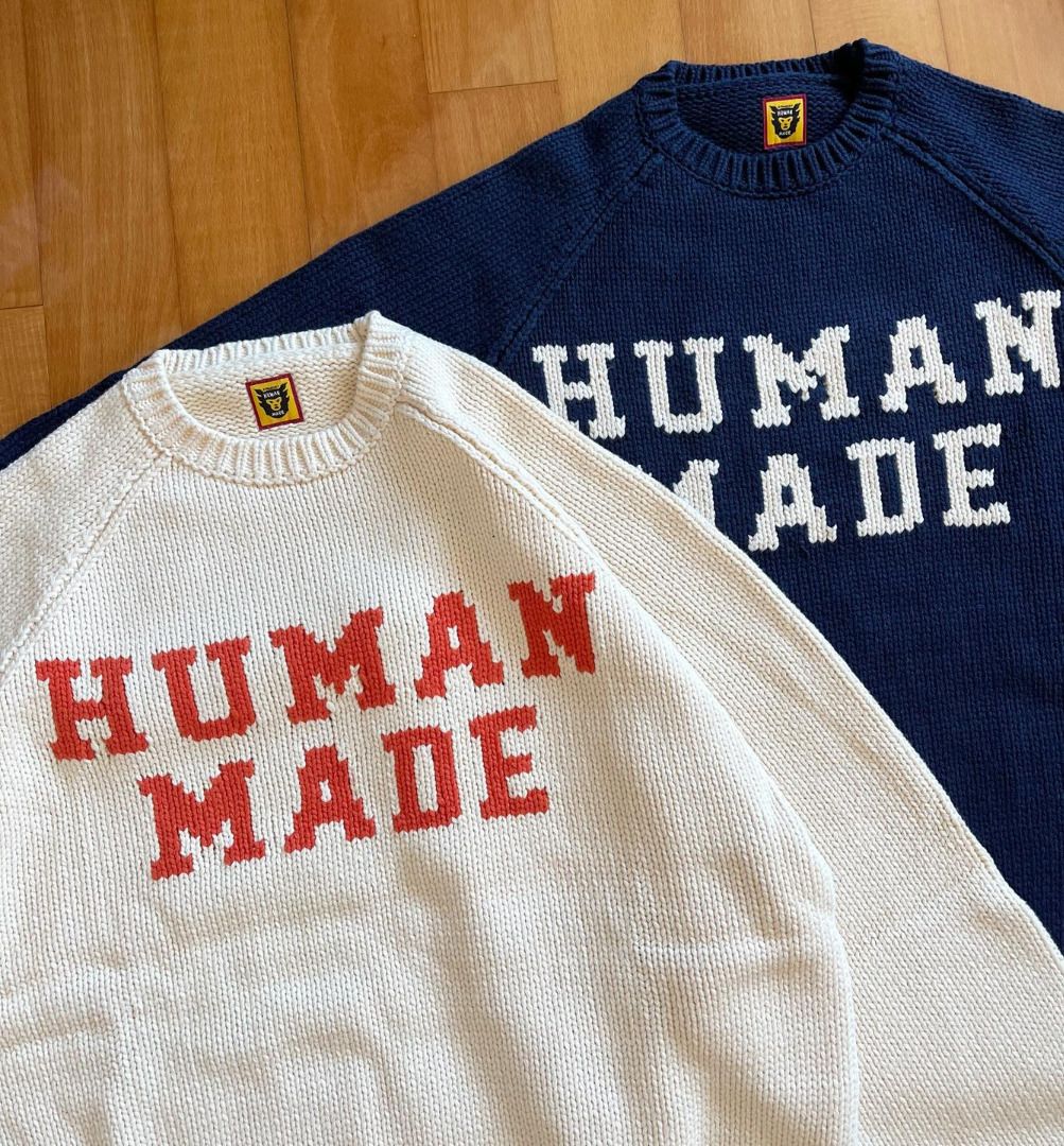 Human Made Bear Raglan Knit Sweater 針織毛衣冷衫棕熊仔, 女裝, 外套 