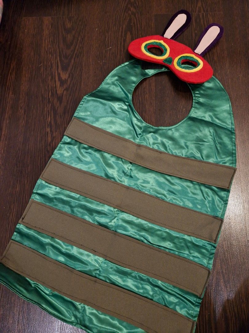 Hungry Caterpillar Mask and Cape, Babies & Kids, Babies & Kids Fashion ...