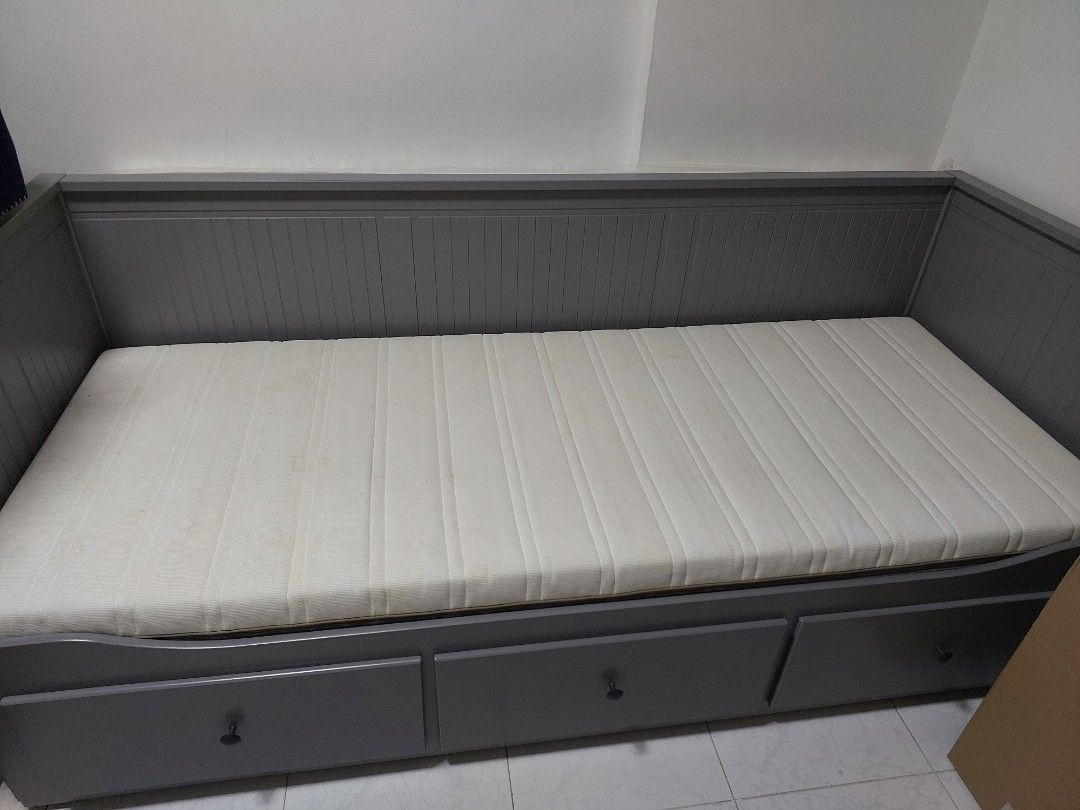 Ikea Daybed with two mattresses, Furniture & Home Living, Furniture