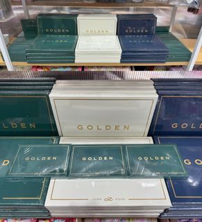 instock bts jungkook golden sealed album