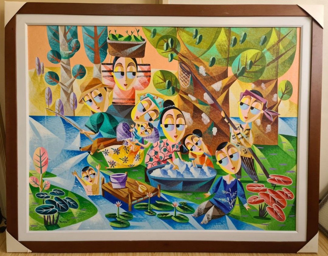 Jovan Benito (Category: Art & Prints) located in Paranaque City. Submitted by ArtPH (Listing ID 1263919135, Image 1). Description: jovan benito painting size 36x48 inches with coa.
