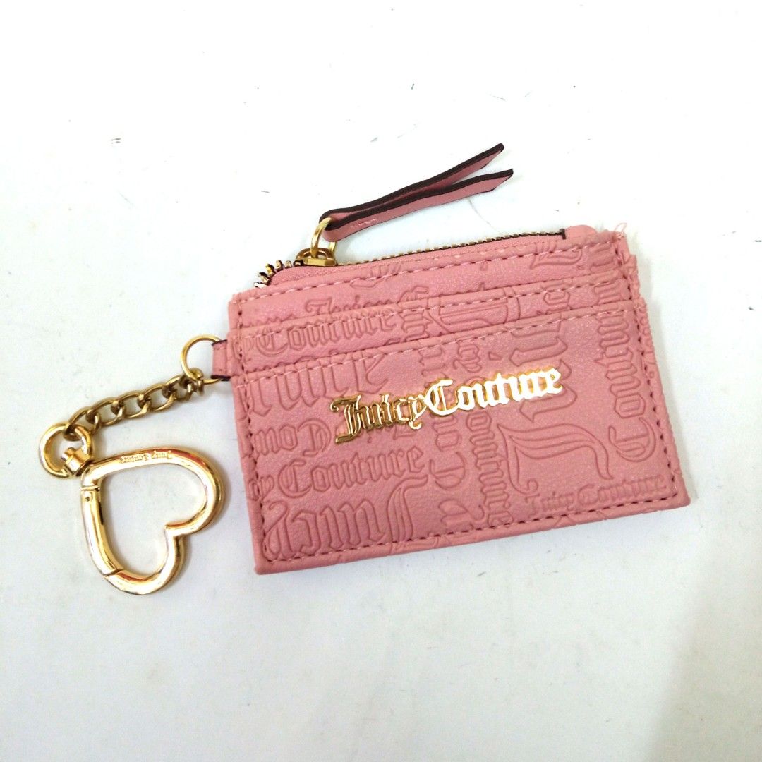 Juicy Couture Light Pink With Macroon Keychain Card Holder